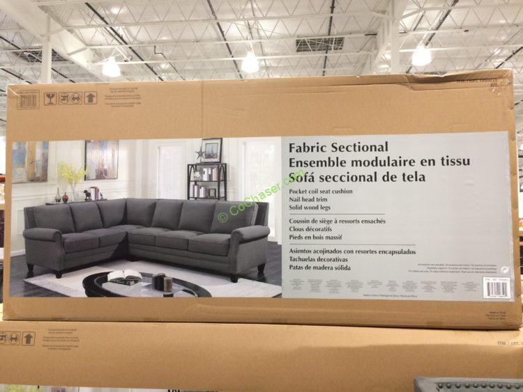 Costco1900011Fabric Sectionalbox CostcoChaser