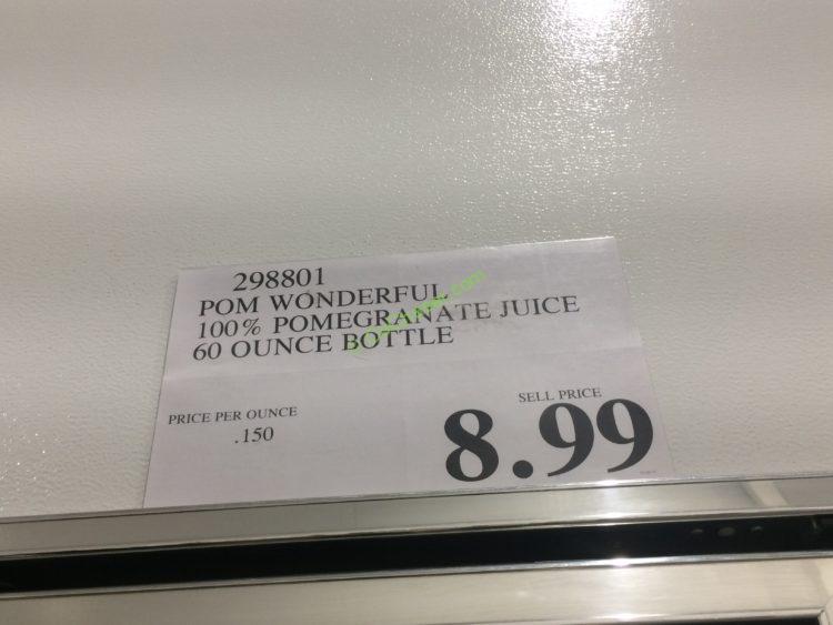Costco298801POMWonderful100PomegranateJuicetag CostcoChaser