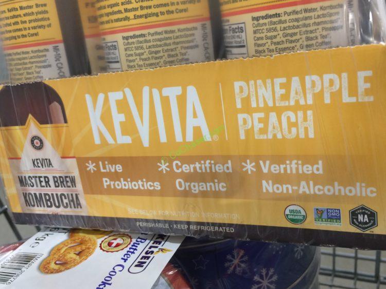 Costco974578Kevita Kombucha Organic Pineapple Peachname CostcoChaser