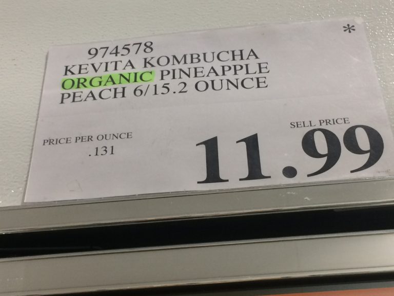 Costco974578Kevita Kombucha Organic Pineapple Peachtag CostcoChaser
