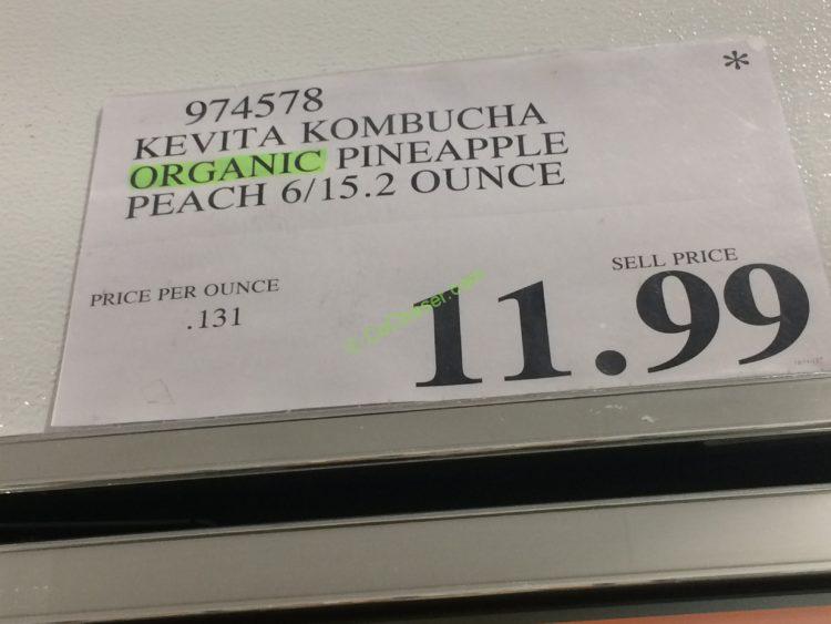Costco974578Kevita Kombucha Organic Pineapple Peachtag CostcoChaser