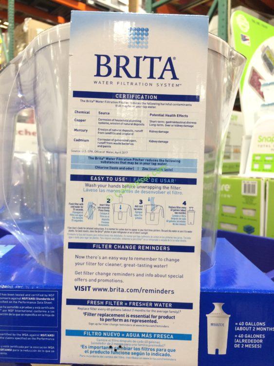 Costco9993333BritaLakePitcherwith2AdvancedFiltersuse CostcoChaser