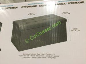 Costco-1050042-Seville-Classics-Foldable-Fabric-Storage-Bench-part1