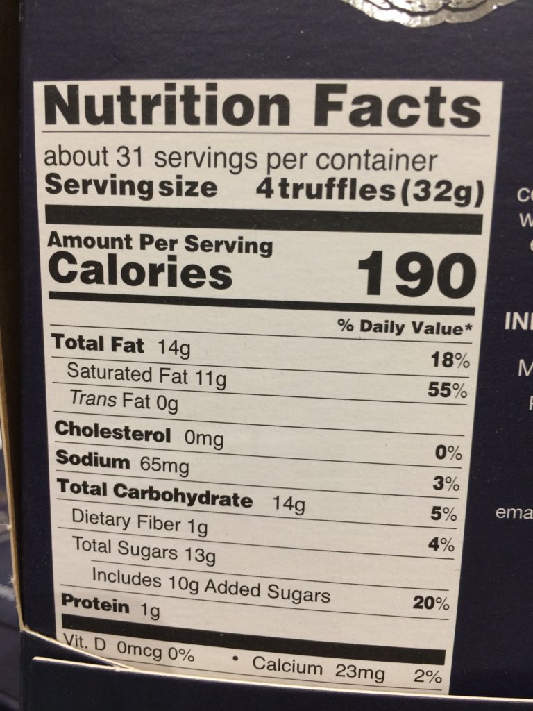 Costco1058644TruffettesDEFranceTruffleschart CostcoChaser