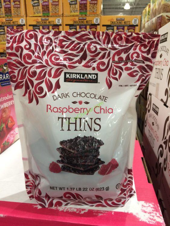 Kirkland Signature Raspberry & Chia Thins 22 Ounce Bag CostcoChaser