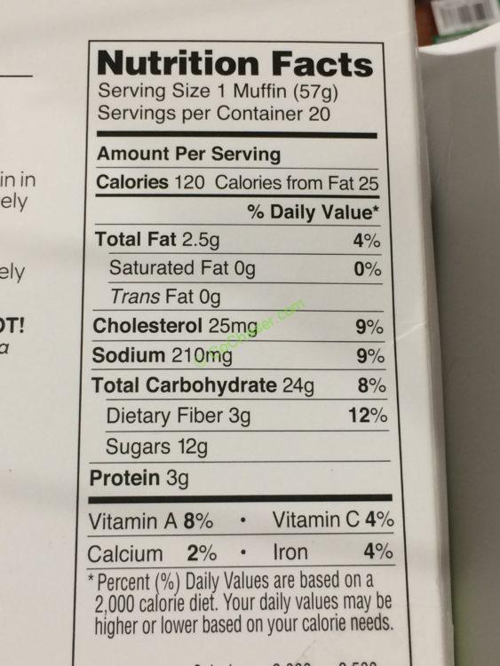 Costco1110965GardenLitesCranberryOrangeMuffinchart CostcoChaser