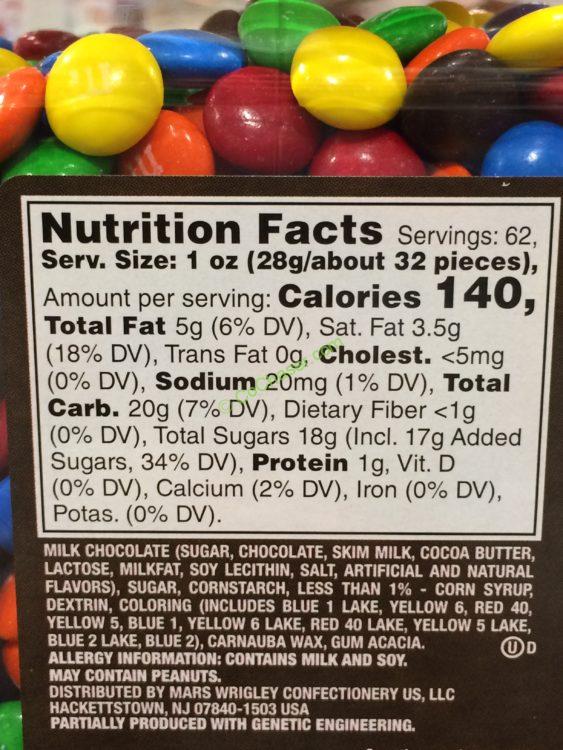 M & M’s Milk Chocolate 62 Oz CostcoChaser