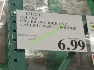 Costco-1211501-Solare-Organic-Brown-Rice-and-Cauliflower-tag