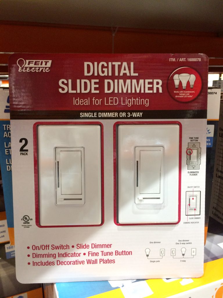 Felt Electric Digital LED Dimmer 2PK CostcoChaser