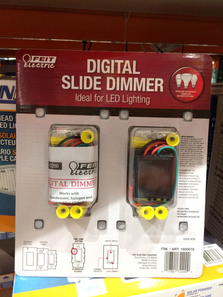 Costco1600078FeltElectricDigitalLEDDimmerback CostcoChaser