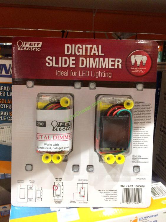 Costco1600078FeltElectricDigitalLEDDimmerback CostcoChaser