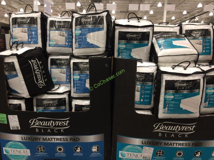 beautyrest black 400tc mattress pad costco