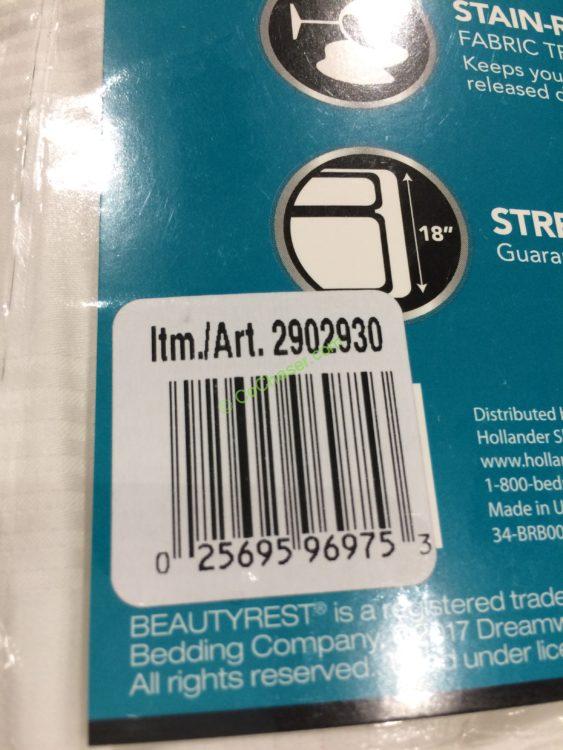 Costco29029302902976HollanderBeautyrestBlackMattressPadbar1
