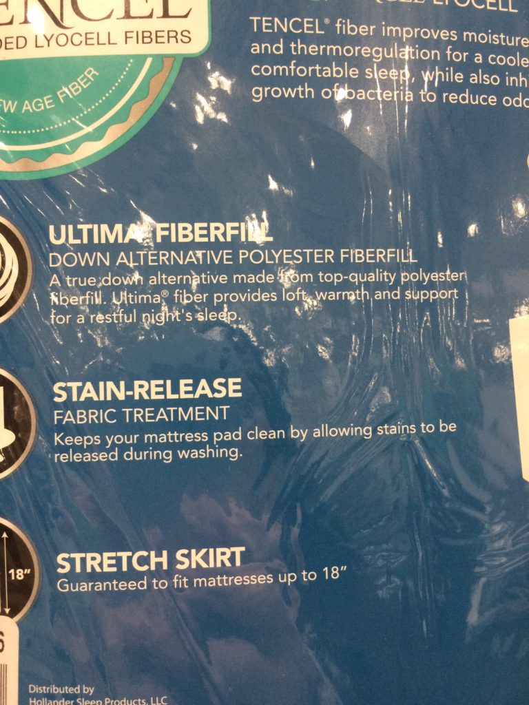 Costco29029302902976HollanderBeautyrestBlackMattressPadspec1