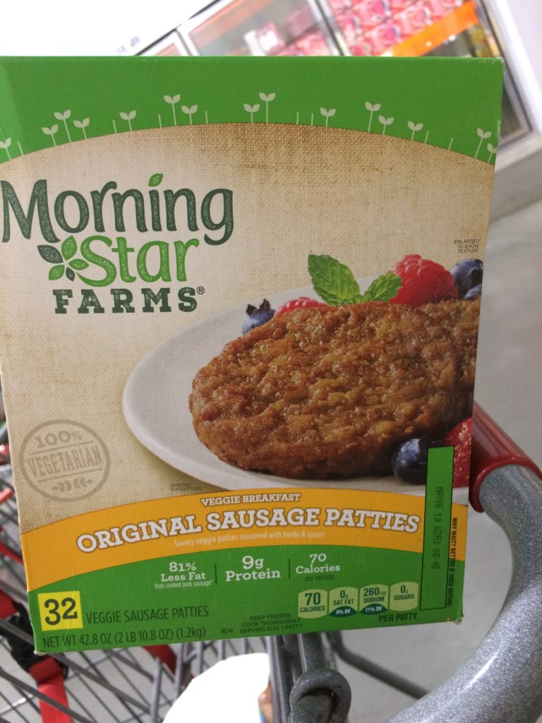 Costco422672MorningstarFarmsVeggieSausagePattiesbox CostcoChaser
