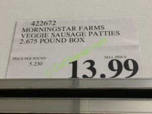 Costco-422672-Morningstar-Farms-Veggie-Sausage-Patties-tag