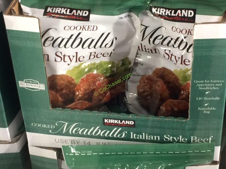 Costco88744KirklandSignatureItalianStyleMeatball CostcoChaser