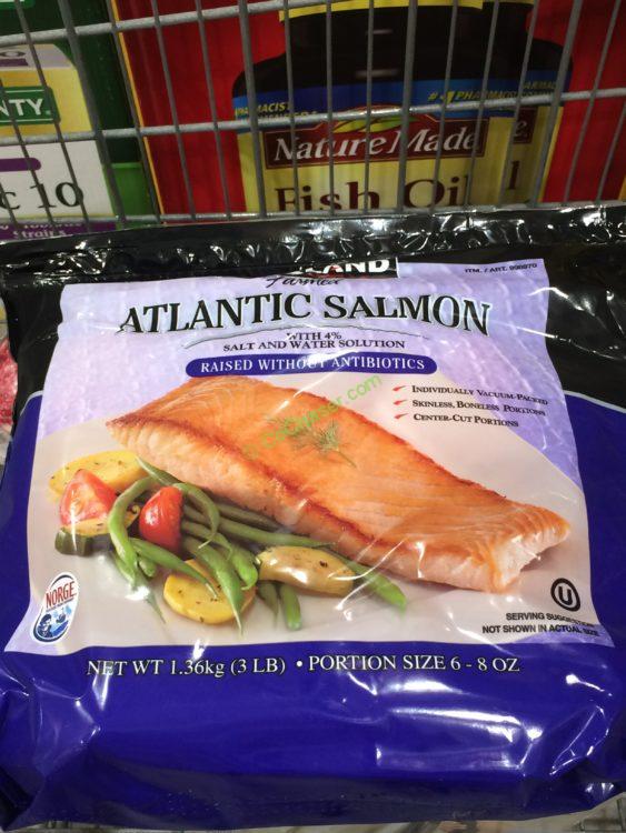 Kirkland Signature ABF Farmed Atlantic Salmon 3 Pound Bag