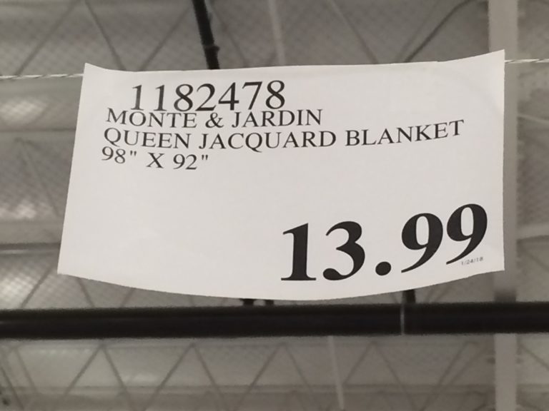 Monte & Jarden Jacquard Velvet Blanket Queen & King CostcoChaser