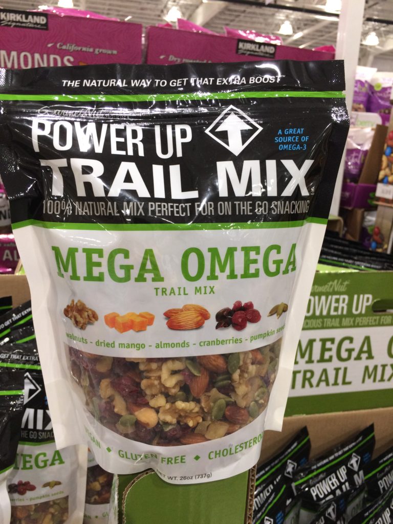 Power up Mega Omega Trail Mix 26 Ounce Bag CostcoChaser