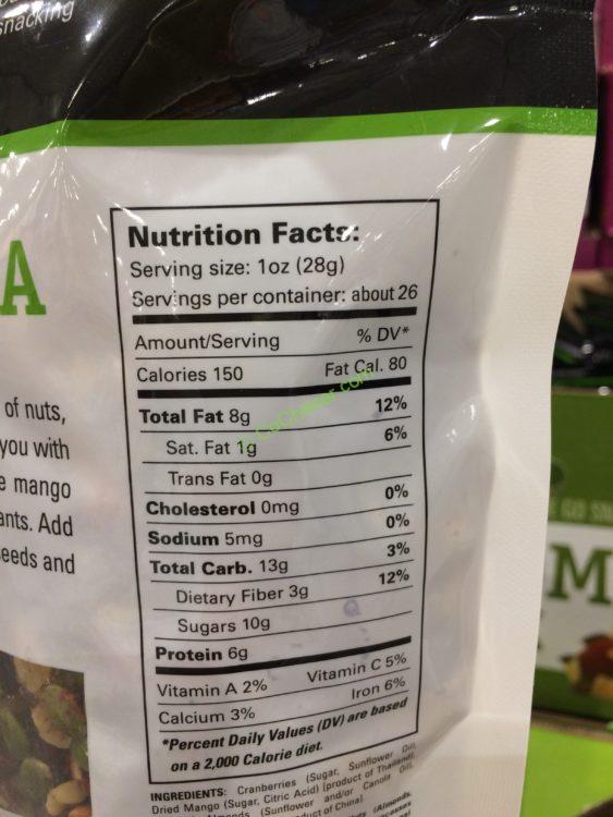 Power up Mega Omega Trail Mix 26 Ounce Bag CostcoChaser