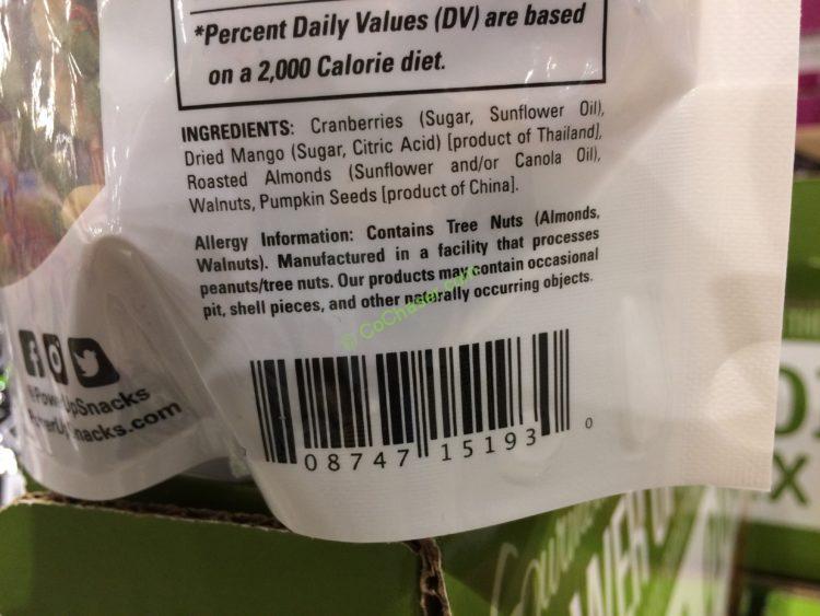 Power up Mega Omega Trail Mix 26 Ounce Bag CostcoChaser