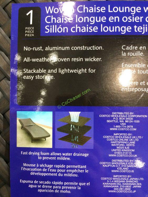Costco1031555PaddedWovenChaiseLoungewithWheelsinf1 CostcoChaser