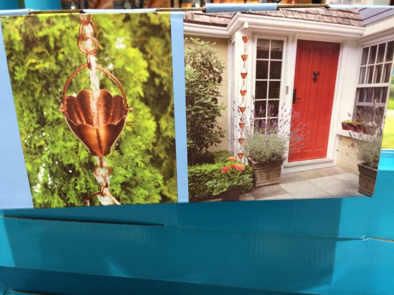 Costco1031625CopperPlatedRainChainface CostcoChaser