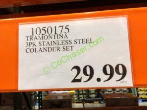 Costco-1050175-Tramontina-3PK-Stainless-Steel-Colander-Set-tag