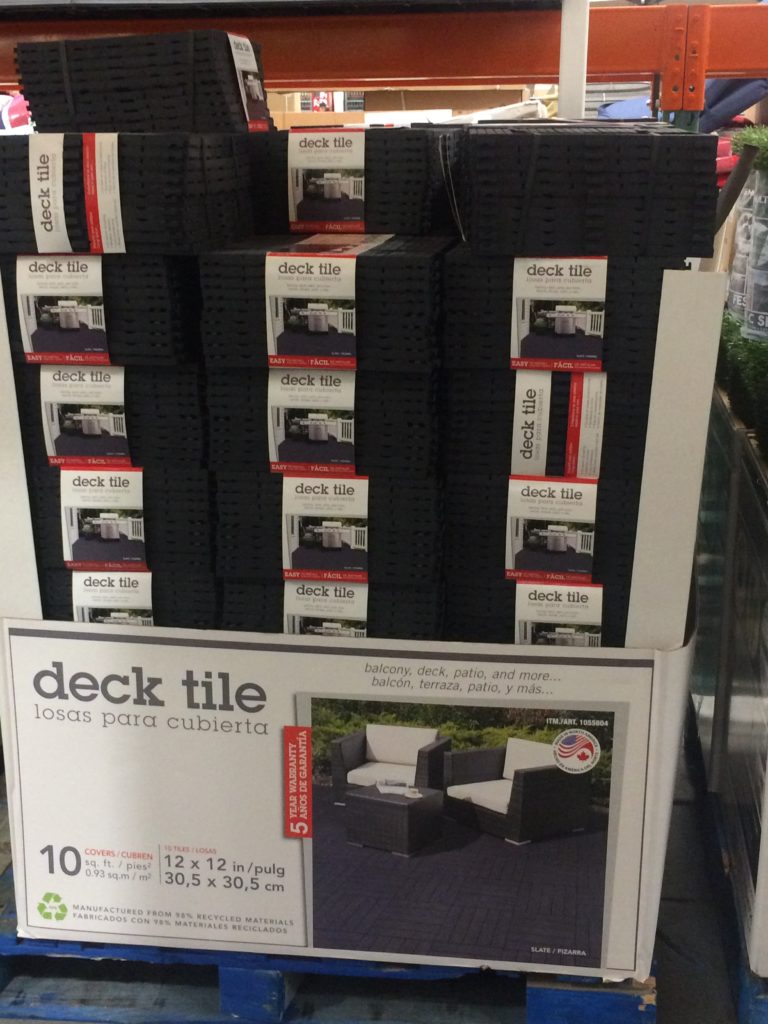 Multy Home Urbana Deck Tile 10PK 12” x 12” CostcoChaser