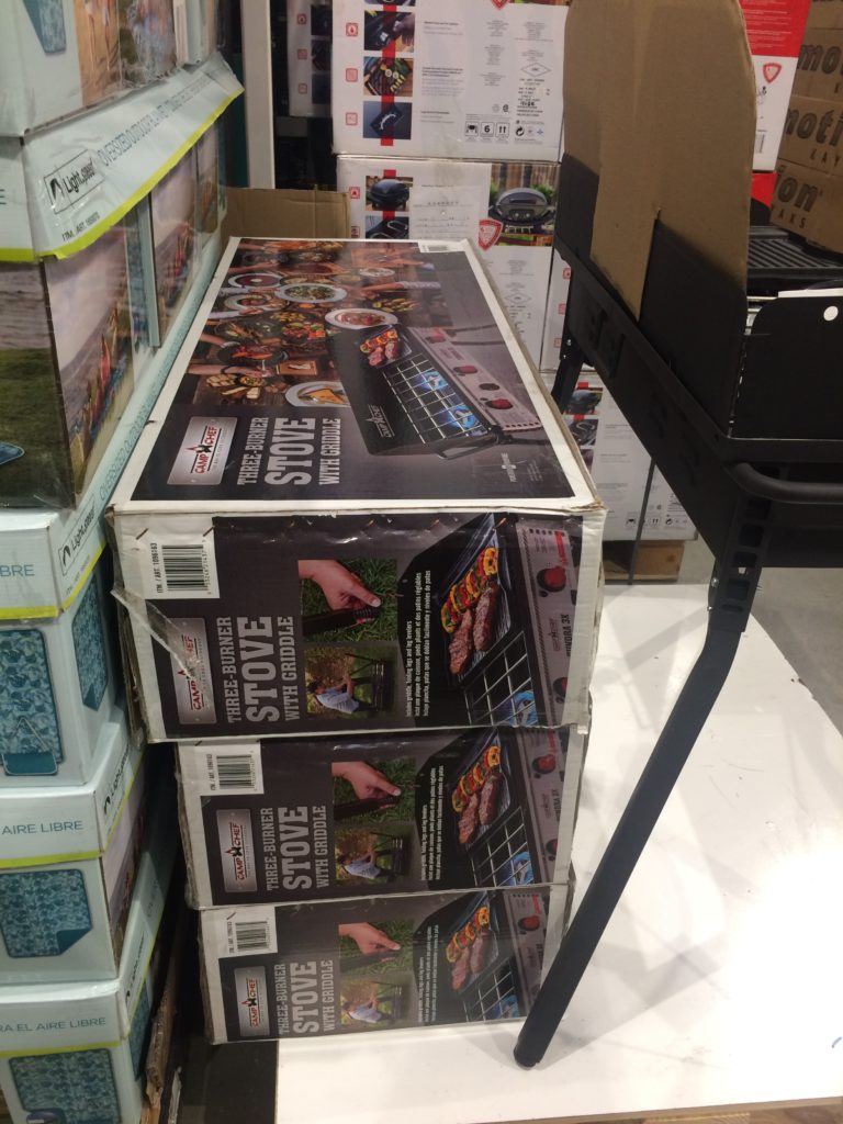 Costco1096163CampChef3BurnerStovewithGriddleFoldingLegsall