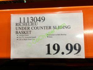 Costco-1113049-Richelieu-under-Counter-Sliding-Basket-tag