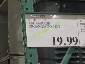 Costco-1116322- Richelieu-9PC-Garage-Organization-Kit-tag