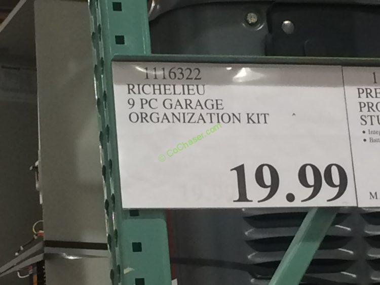 Richelieu 9PC Garage Organization Kit CostcoChaser