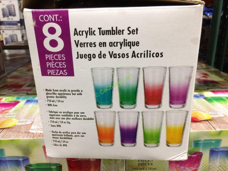 Costco1119271AcrylicDrinkware8PC Setback CostcoChaser