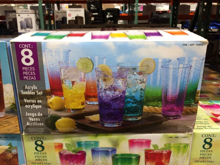 Costco1119271AcrylicDrinkware8PC Setbox CostcoChaser