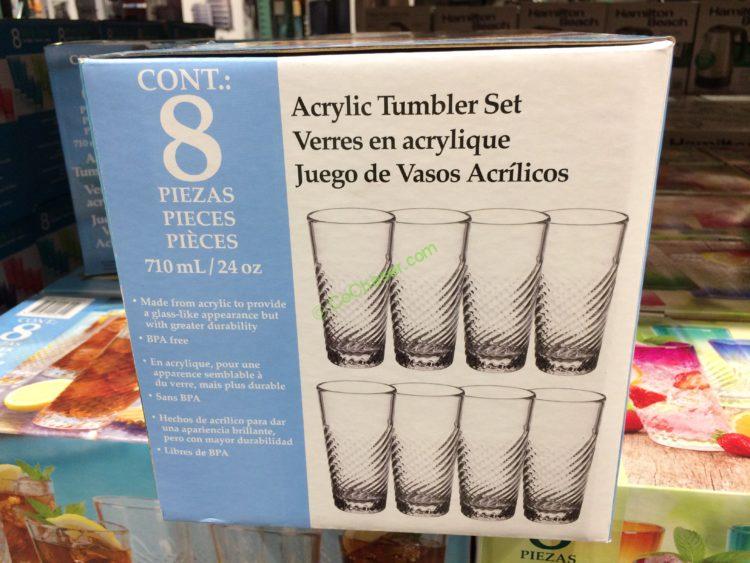 Costco1119271AcrylicDrinkware8PC Setitem CostcoChaser