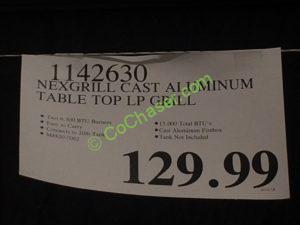 Costco-1142630-Nexgrill-Cast-Aluminum-Table-Top-Gas-BBQ-tag