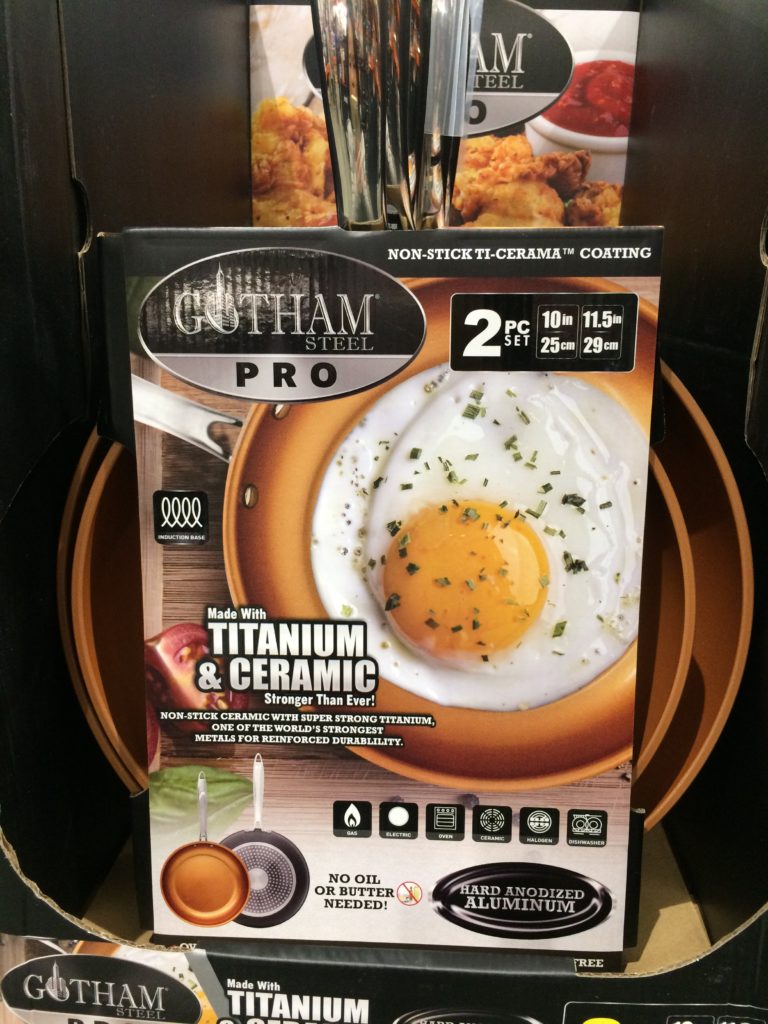 Gotham Steel PRO Ceramic NonStick Fry Pans 2PC CostcoChaser