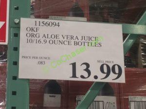 Costco-1156094-OKF-Organic-Aloe-Vera –Juice-tag