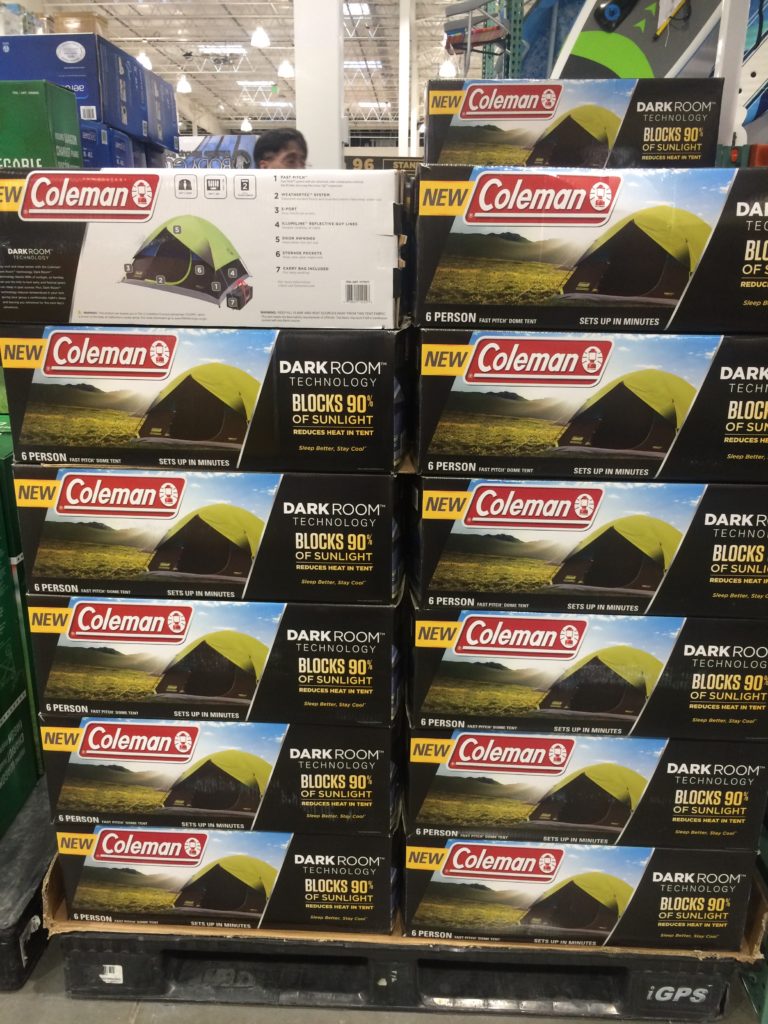 Costco1177677Coleman6PersonDarkRoomFastPitchDomeTentall