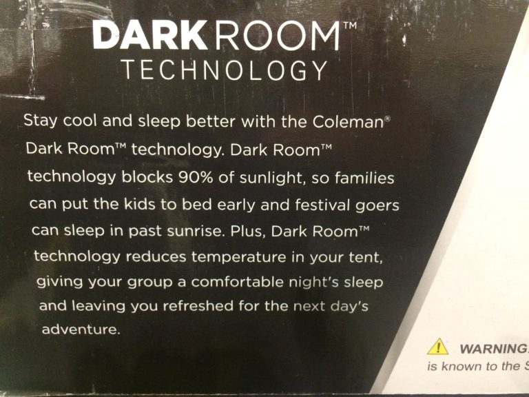 Costco1177677Coleman6PersonDarkRoomFastPitchDomeTentspec1