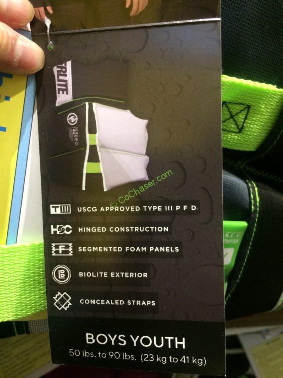 Costco1186869HyperliteYouthLifeVest spec CostcoChaser