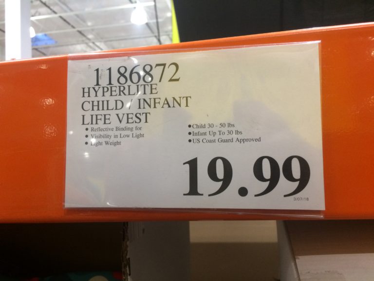 Costco1186872HyperliteChild InfantLifeVesttag CostcoChaser