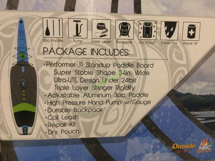 Costco1194102BodyGlove11 InflatableStandupPaddleBoardspec