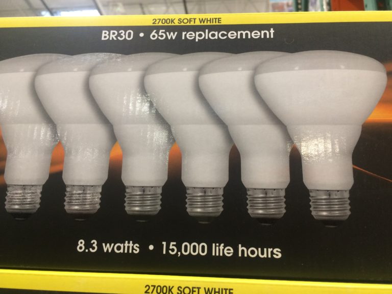 Costco1200268FeitElectricLEDBR30Flood6PackSoftWhiteface