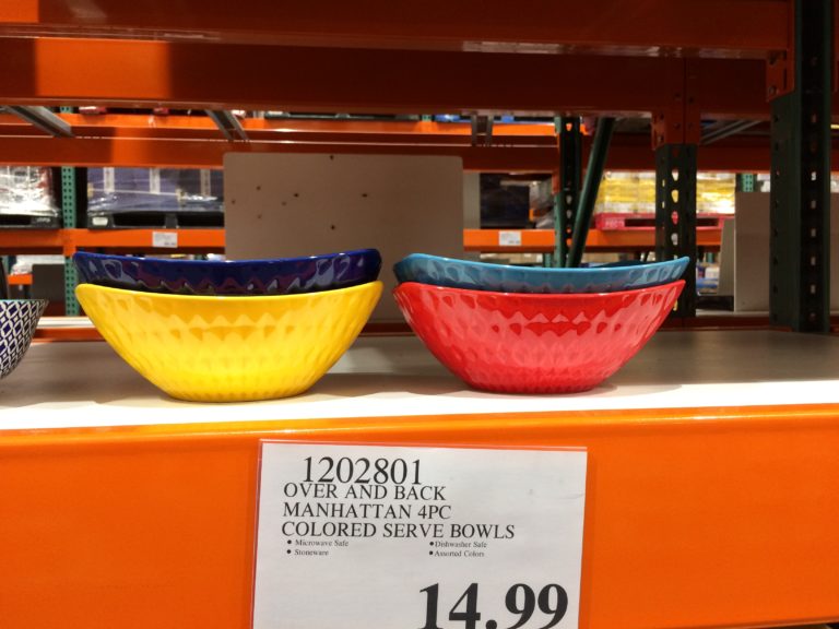 Over and Back Manhattan 4PC Colored Serve Bowls CostcoChaser