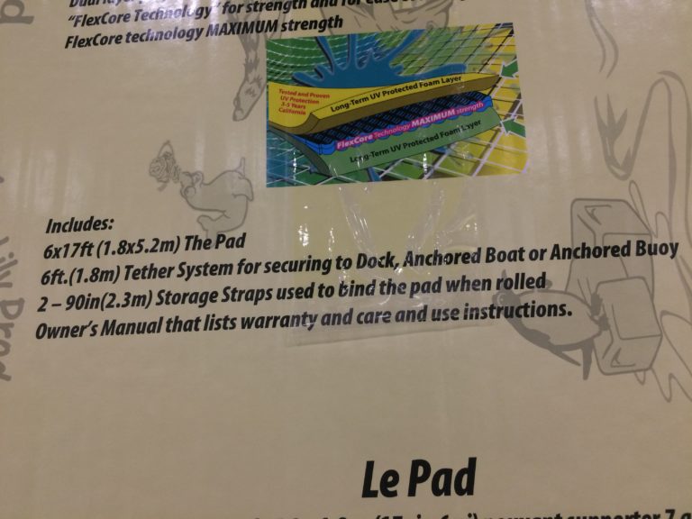 Costco1214276ThePad ByAquaLilyProductsWaterPadspec3 CostcoChaser