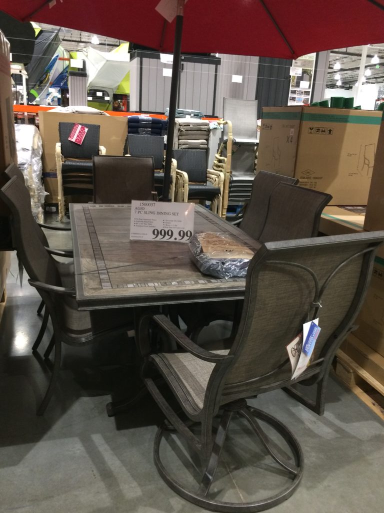 Agio 7 PC Sling Dining Set CostcoChaser