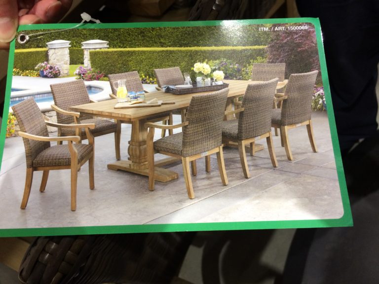 Costco15000699PCTeakDiningSetpic CostcoChaser